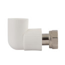 Угольник полипропиленовый 20х1/2" 90° ВР комбинированный с накидной гайкой RTP_2