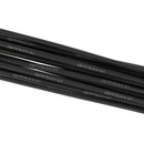 Трубка термоусадочная клеевая 3/1мм 10см черная 10шт КВТ_2