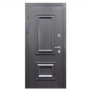 Дверь входная металлическая с терморазрывом Протерма Багет 11 см, Букле Антрацит/Белый матовый 960 левая, Прораб_2