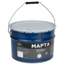 Грунт-эмаль по ржавчине 3в1 Марта белая матовая 10кг_2