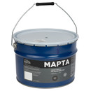 Грунт-эмаль по ржавчине 3в1 Марта графит (RAL 7024) матовая 10кг