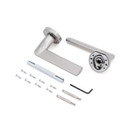 Ручка дверная Palladium Cameria Y SN матовый никель