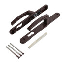 Ручка для узкопрофильных дверей Булат 92 мм коричневый