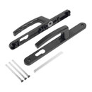 Ручка для узкопрофильных дверей Булат 92 мм черный