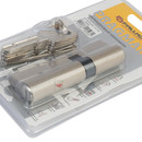 Механизм цилиндровый Palladium 90 ключ-ключ со смещением 35х55 мм матовый никель