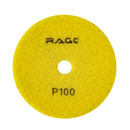 Круг алмазный шлифовальный черепашка 100мм P100 сухой рез Rage by vira