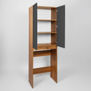 Шкаф под стиральную машину Viant Бостон графит_2