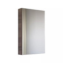 Зеркало шкаф Comforty Дуэт 50 дуб темно коричневый