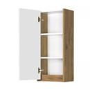 Шкаф пенал подвесной Акватон Сканди 35 дуб рустикальный/белый глянцевый_2