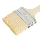 Кисть 70мм универсальная искусственная щетина, пластиковая ручка Компрессор