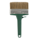 Кисть 120мм для пропиток по дереву и масел, искусственная щетина, пластиковая ручка Марта