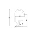 Смеситель для кухни Fmark белый FS8232W_2