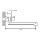 Смеситель для ванны Shevanik с лейкой и шлангом оружейна сталь S8522T_2