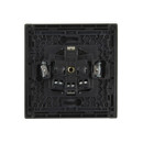 Розетка одноместная с заземлением Forte&Piano серая IP20 IEK_2