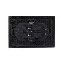 Розетка двухместная с заземлением со шторками Forte&Piano серая IP20 IEK_2