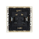 Розетка одноместная без заземления Forte&Piano ваниль IP20 IEK_2