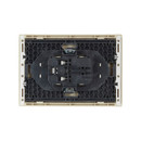 Розетка двухместная без заземления Forte&Piano ваниль IP20 IEK_2