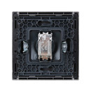 Розетка ТВ оконечная Forte&Piano сталь IP20 IEK_2