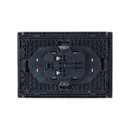 Розетка двухместная с заземлением Forte&Piano сталь IP20 IEK_2