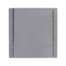 Переключатель проходной одноклавишный Forte&Piano сталь IP20 IEK