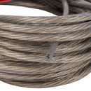 Трос стальной в ПВХ оплетке 4 мм 20 м прозрачный Rexant