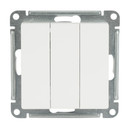 Механизм выключателя трехклавишный AtlasDesign лотос IP20 Systeme Electric_2