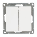 Механизм переключателя проходного двухклавишный AtlasDesign лотос IP20 Systeme Electric