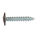 Саморез с прессшайбой шило 4,2х25мм усиленный, коричневый шоколад (RAL 8017) 250шт Daxmer_2