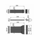 Комплект патрубков для инсталляции M900 AlcaPlast