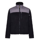 Куртка флисовая с усилениями XXL черно-серая Dowell