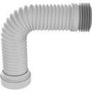 Слив гофрированный для унитаза 280-560 мм  армированный Aquant