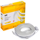 Лента светодиодная неоновая IP65 с контроллером теплый белый свет 3000К 5 м IEK