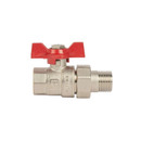 Кран шаровый со сгоном 1/2" бабочка ГОСТ HLV_2