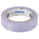 Лента малярная 25ммx50м Washi для деликатных поверхностей фиолетовая Hansa