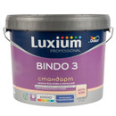 Краска интерьерная влажная уборка Bindo 3 глубокоматовая 9л Luxium