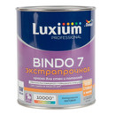 Краска интерьерная моющаяся Bindo 7 матовая 1л Luxium