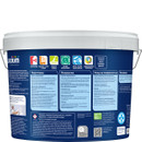 Краска интерьерная для влажных помещений Bindo 20 полуматовая 9л Luxium_2