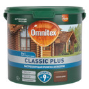 Декоративно-защитное средство для дерева 3в1 Omnitex Classic Plus тиковое дерево полуматовое 2,5л_2