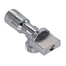 Кран шаровый для сантехприборов угловой НР 1/2"х1/2" с отражателем СТМ