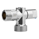 Кран шаровый для сантехприборов угловой НР 1/2"х3/4" (ГОСТ) Masterprof_2