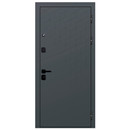 Дверь входная металлическая с зеркалом Ferroni Концепт муар\сатин графит 960мм правая_2