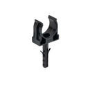 Крепеж-клипса для трубы 20мм с дюбелем черная 100шт TDM