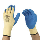 Перчатки полиэфирные с рельефным латексным покрытием СВС_2