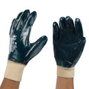 Перчатки маслобензостойкие с полным усиленным нитрильным покрытием манжет резинка СВС_2