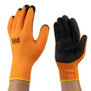 Перчатки акриловые утепленные с обливом 10шт_2