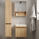 Шкаф пенал подвесной Garda Izeo 30см дуб золотой крафт_2