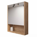 Зеркало шкаф Garda Izeo 60см дуб золотой крафт