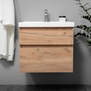 Тумба подвесная Garda Izeo 60см с раковиной Астория 60см золотой крафт_2