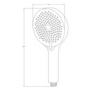 Лейка для душа 3 режима 130мм хром VRD130 Voda_2