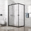 Душевой уголок Domani-spa Cube 120х80см стекло прозрачное 4мм_2